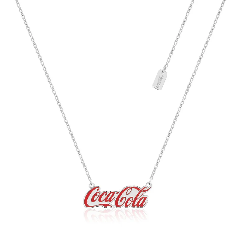 Disney White Gold Plated Stainless steel Cocal Cola 45+7cm Rolo Chain