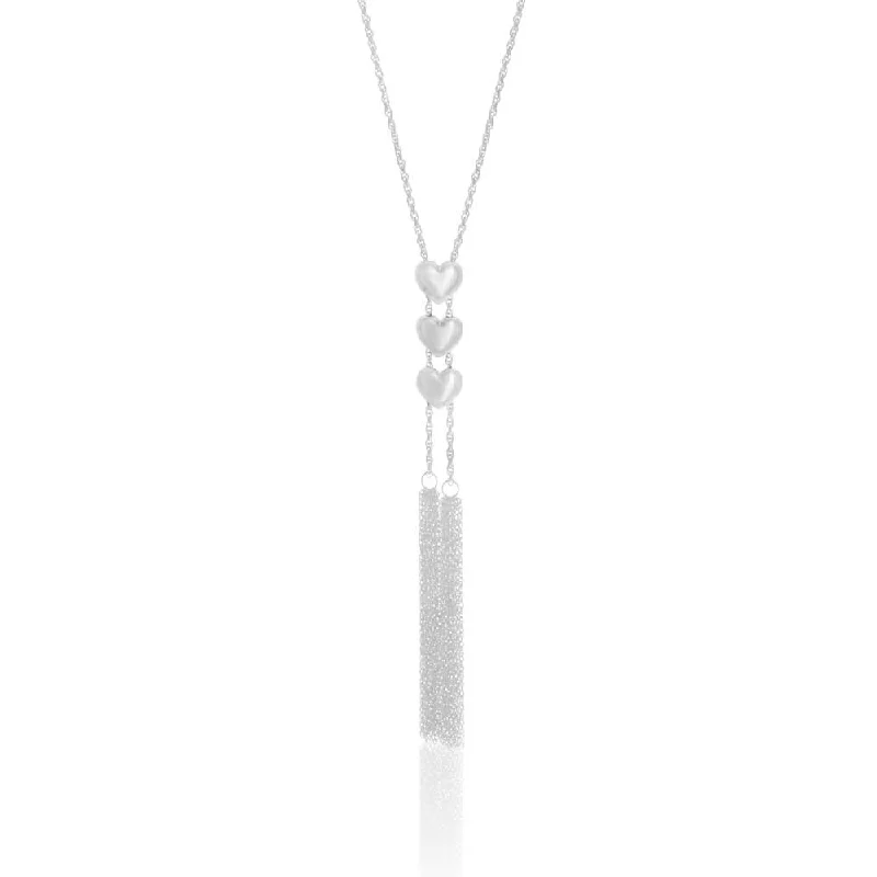 Sterling SilverTassel Heart Adjustable Chain