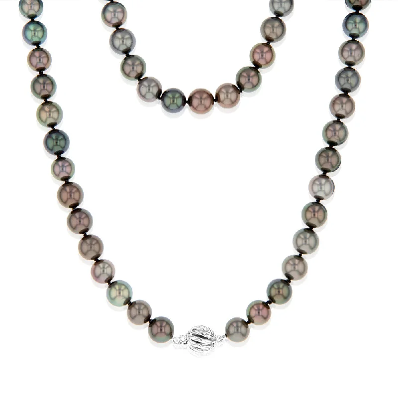 Tahitian 6-8mm Pearl Strand with 9ct White Gold Clasp