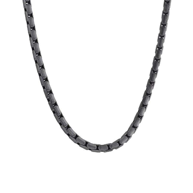 Benicio Stainless Steel Box Chain Necklace