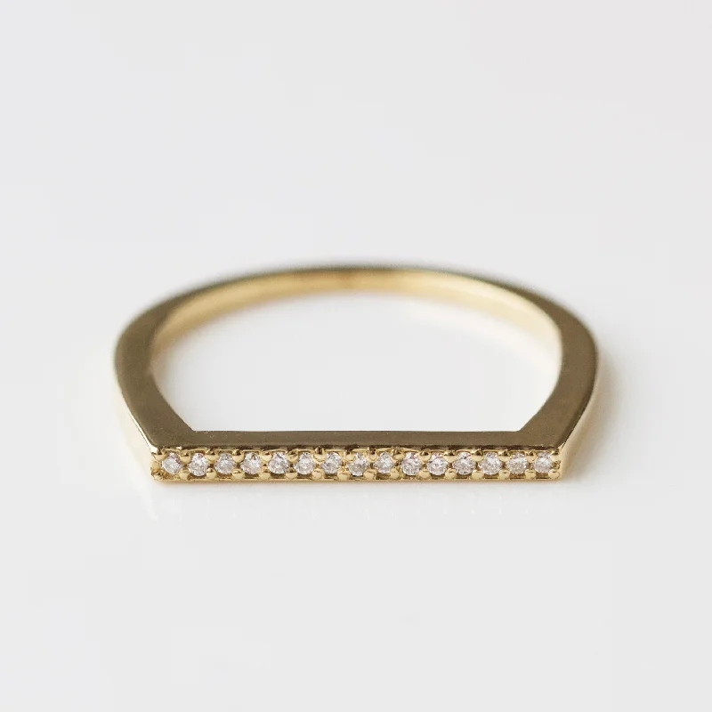 Odette Diamond Bar Ring