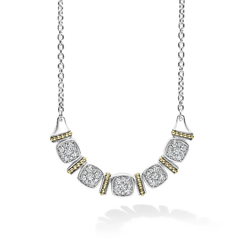 Rittenhouse Two-Tone Five Station Diamond Necklace