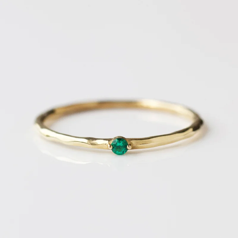 Romilly Emerald Stacking Ring