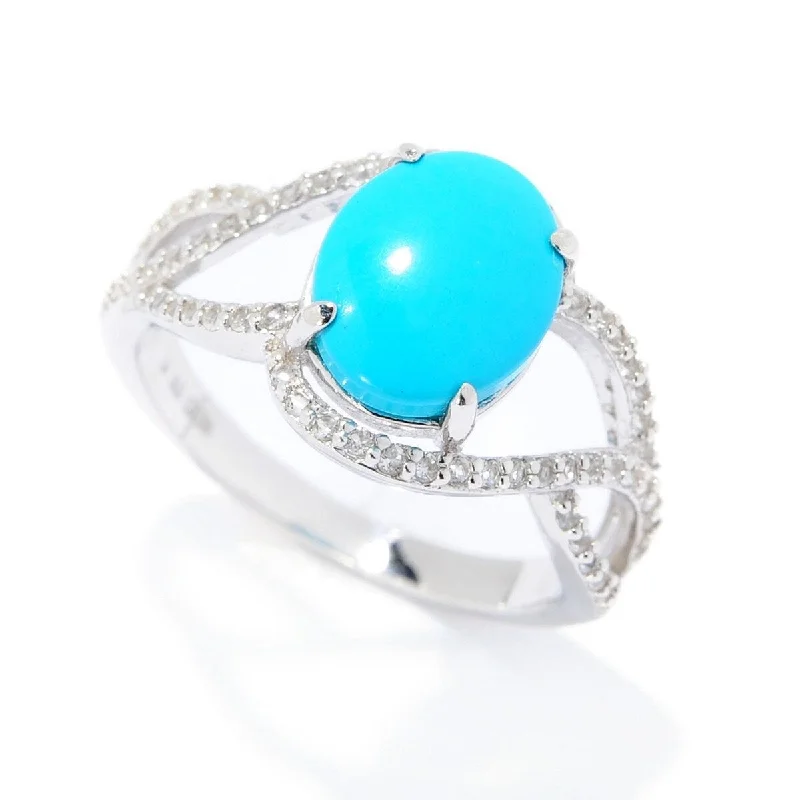 Sonora Beauty Turquoise Gemstone Ring, 925 Sterling Silver Ring